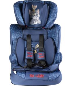 Seggiolino auto Tom e Jerry, gruppo 1-2-3 (da 9 a 36 kg) bambino