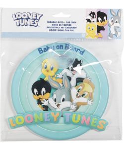 Cartello bimbo a bordo a ventosa con grafiche WB Looney Tunes