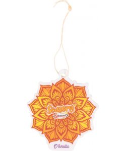 Sensory profumatore auto vaniglia mandala - dimensioni 7,5 cm x 17,5 cm