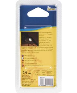 On Bike fanalini microlampade tonde bicicletta di colore Bianco con doppia funzione