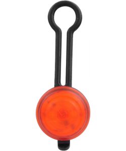 On Bike fanalini microlampade tonde bicicletta di colore Rosso con doppia funzione