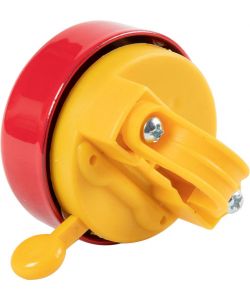 Campanello bici metallo bambino coniglietto Bing rosso ciclo
