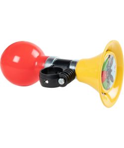 Trombetta ciclo bambino coniglietto Bing rosso giallo bici