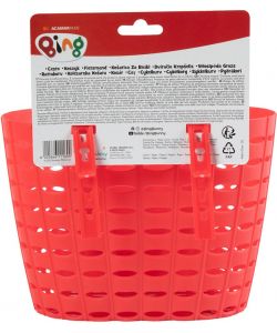 Cestino portaoggetti ciclo bambino coniglietto Bing rosso