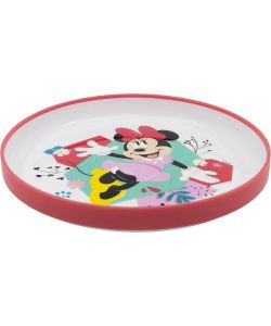 Piatto piano per bambine in plastica Minnie