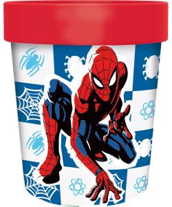 Bicchiere per bambini in plastica Spiderman 260 ml