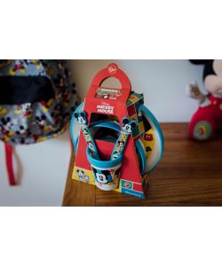 Set Pappa per bambini antiscivolo in plastica 5 pezzi Topolino