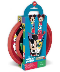 Set Pappa per bambini in plastica 5 pezzi Topolino