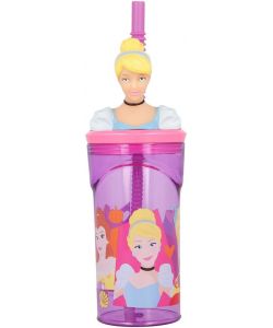 Borraccia per bambine in plastica Principesse 360 ml