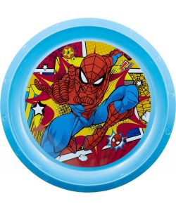 Piatto Piano in plastica Spiderman Marvel