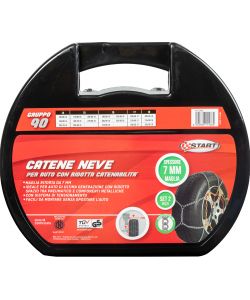 Set di 2 pezzi catene da neve - 7 millimetri gruppo 90