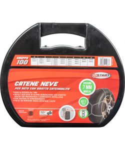 Set di 2 pezzi catene da neve - 7 millimetri gruppo 100