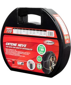Set di 2 pezzi catene da neve - 7 millimetri gruppo 120