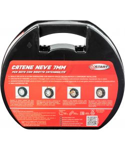 Set di 2 pezzi catene da neve - 7 millimetri gruppo 130