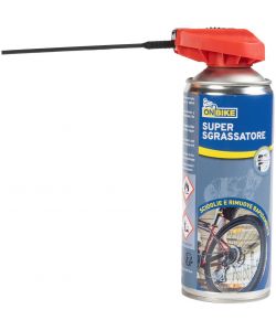 Super sgrassatore spray da 400 ml con doppio erogatore