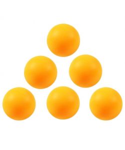 Kit da sei palline da ping pong arancioni 6pz