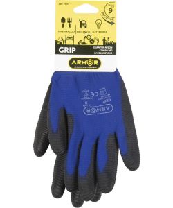 Guanti Grip tessuto nido d'ape in nylon e palmo in pu tg. 9