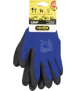 Guanti Grip tessuto nido d'ape in nylon e palmo in pu tg. 10