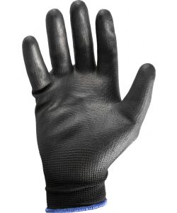 Guanti in poliestere e poliuretano mod.G05270 taglia 8 nero Lavoro