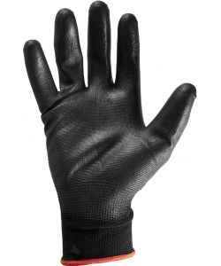 Guanti in poliestere e poliuretano mod.G05270 taglia 10 nero Lavoro