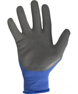 Guanti in nylon e schiuma di lattice mod.G348841 taglia 8 blu/nero Lavoro