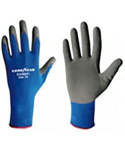 Guanti in nylon e schiuma di lattice mod.G348841 taglia 10 blu/nero Lavoro
