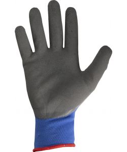 Guanti in nylon e schiuma di lattice mod.G348841 taglia 10 blu/nero Lavoro