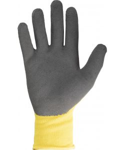 Guanti in nylon e schiuma di lattice mod.G348842 taglia 9 senape/nero Lavoro