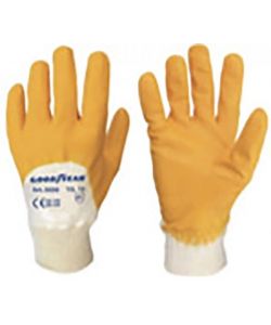 Guanti in cotone e nitrile mod.G5050 taglia 9 giallo/bianco Lavoro