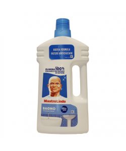 Mastro Lindo Detergente Liquido Bagno 930ml Bianco - Rimuove Calcare e Sapone