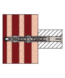 Fischer Tasselli con Vite - 8x80 mm - 6 Pezzi