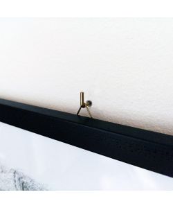 Fischer Tasselli con Gancio Ottonato per Quadri - Dorato - 4x20 mm
