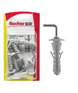 Fischer Tasselli a espansione SB 9/2 K con gancio medio (6 Pz.)