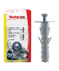 Fischer Tasselli a espansione SB 12/1 K con occhiolo aperto (4 Pz.)