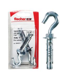 Fischer Tasselli acciaio TA M 6 G K con gancio (2 Pz.)