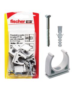 Fischer Clip fissatubo FT 25 K (3 Pz.)