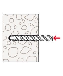 Fischer Tasselli con Vite per Murature e Cartongesso - 8mm 40mm