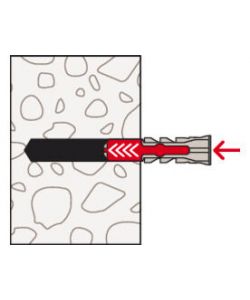 Fischer Tasselli con Vite per Murature e Cartongesso - 8mm 40mm