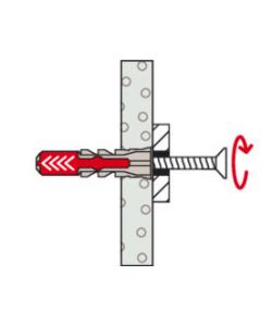 Fischer Tasselli con Vite per Murature e Cartongesso - 8mm 40mm