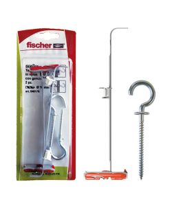 Tasselli cartongesso e lastre DUOTEC 10 R K con occhiolo aperto (2 Pz.)