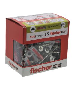 Tasselli DUOPOWER 6 S Y con vite (50 Pz.)