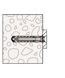Fischer Tasselli con Gancio per Quadri - Bianco - 4mm