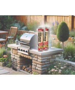 Fischer Sigillante Refrattario Nero - per Altissime Temperature - 300 ml