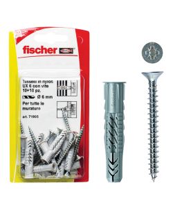 Fischer Tasselli UX 6x35 S K con vite (10 Pz.)