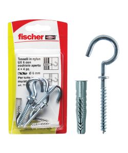 Fischer Tasselli UX 6x35 R K con occhiolo aperto (4 Pz.)