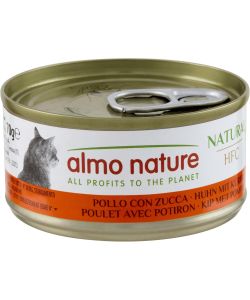 Almo Nature Alimento Umido Gatti Pollo e Zucca 70g -
