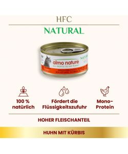 Almo Nature Alimento Umido Gatti Pollo e Zucca 70g -