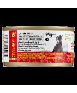 Almo Nature HFC Natural Scatoletta per Cane - Manzo e Prosciutto 95g