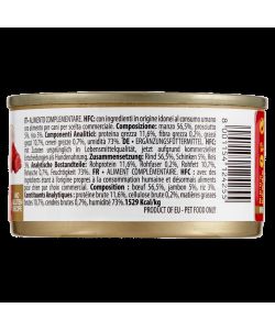 Almo Nature HFC Natural Scatoletta per Cane - Manzo e Prosciutto 95g