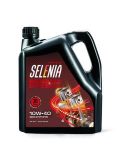 Olio Motore Selenia Semi-Sintetico 10W40 - per Benzina e Diesel 4L